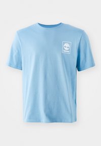 SHORT SLEEVE BOXES GRAPHIC TEE - Basic póló - adriatic blue