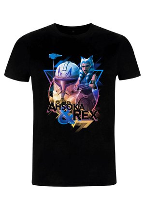STAR WARS: CLONE WARS TRIANGULAR AHSOKA REX - Print T-shirt - black