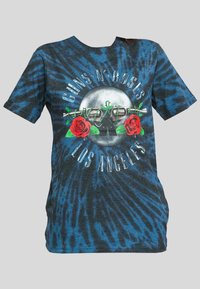 Paradiso Clothing GUNS N' ROSES LOS ANGELES DIP DYE GRAPHIC UNISEX  - Print T-shirt - black