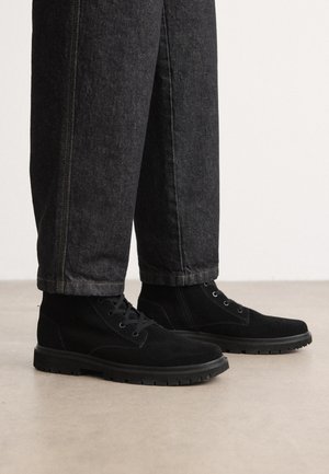 BOOT MID LACEUP ICONIC - Stivaletti stringati - triple black