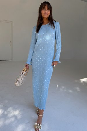 Never Fully Dressed DRESS - Kjole - blue