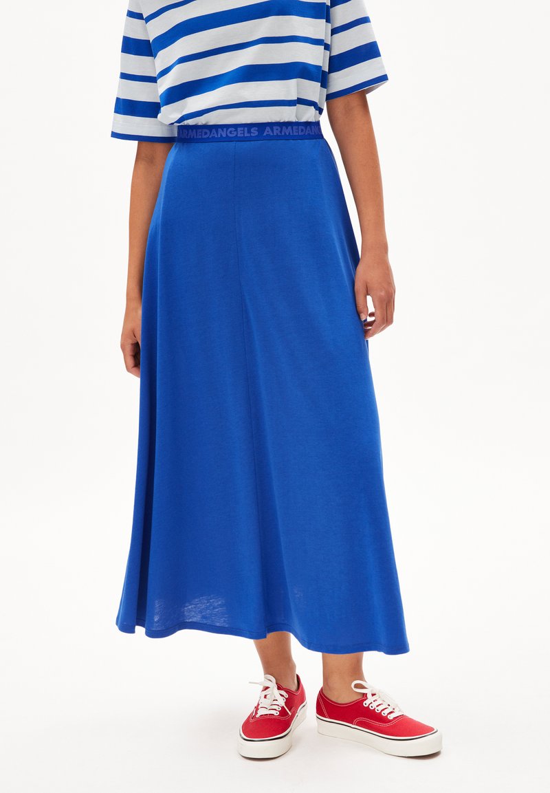ARMEDANGELS ILENIAA LARAA - Gonna a campana - dynamo blue