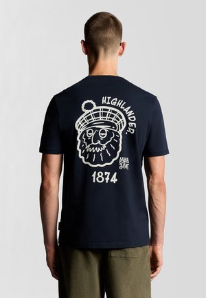 SS HIGHLANDER GRAPHIC - T-shirts print - dark navy