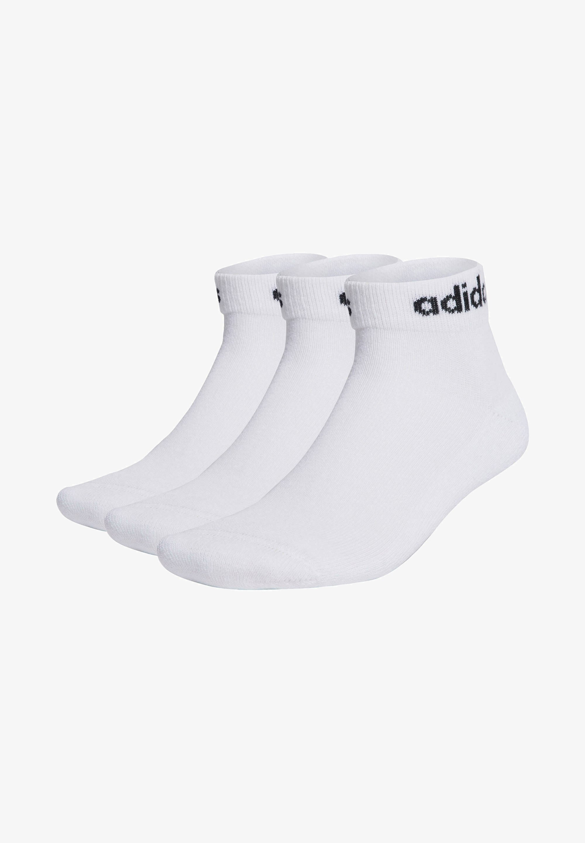 adidas Performance LINEAR CUSHIONED PACK Sports socks white