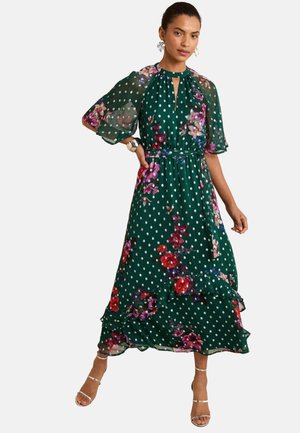 Love & Roses REGULAR FIT -  PRINTED MIDI - Maxikjoler - green floral