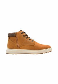 s.Oliver Lace-up ankle boots - cognac