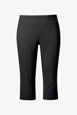 Ulla Popken, 3/4 LENGTH TROUSERS ELASTIC WAIST - Broek - black