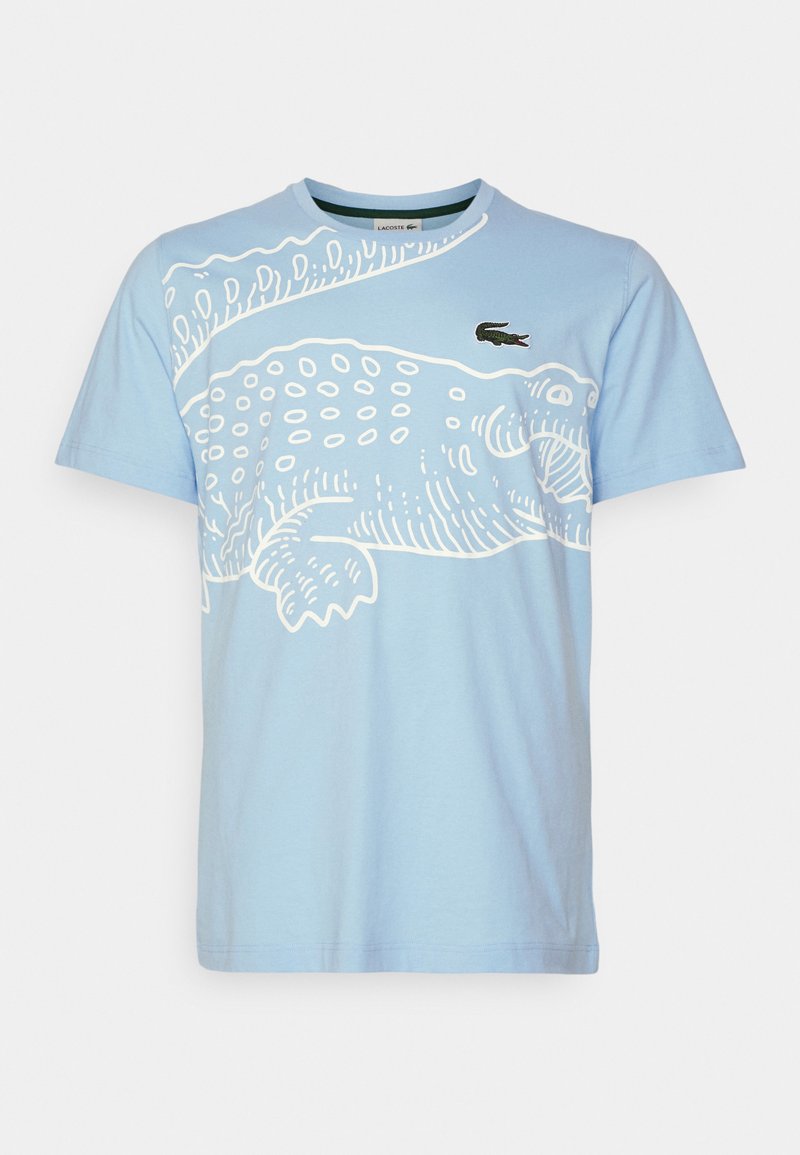Lacoste T-shirt print lichtblauw
