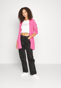 VILA VIRIL OPEN NOOS - Kofta - fandango pink/dark melange