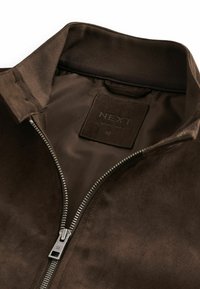 REGULAR FIT - HARRINGTON  - Dirbtinės odos striukė - brown