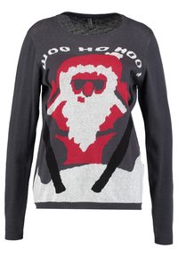 Freequent Strickpullover - dark grey