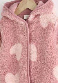 Next REGULAR FIT BORG - Talvemantel - pink heart print