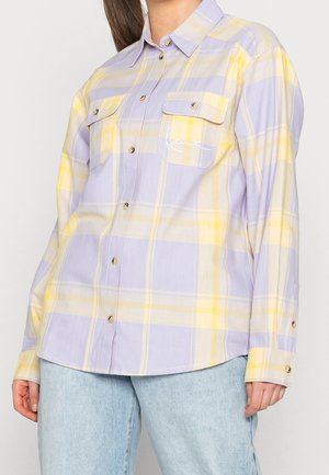 Button-down blouse - purple