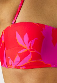 Seafolly BIRDS OF PARADISE BANDEAU - Bikini augšdaļa - chilli red
