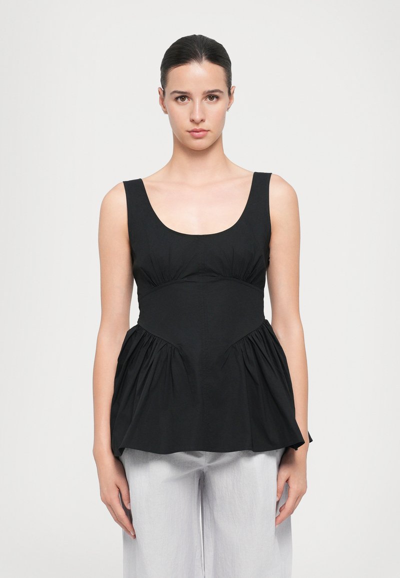 Bader Label Proenza Schouler White Label BADER IN STRETCH - Top - black - Zalando