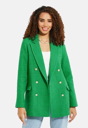 CHANCEBOUCLE - Short coat - green