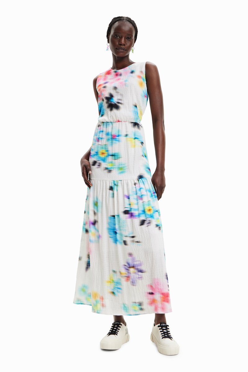 Desigual VEST AVINYON Maxi dress white Zalando.co.uk