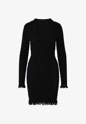 LIU JO, LIU JO SHORT KNITTED DRESS - Robe droite - black