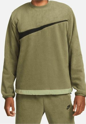 Fleecepullover - olive