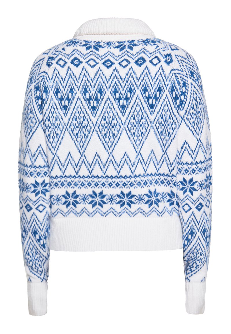 myMo Jumper marine weiss/blue Zalando