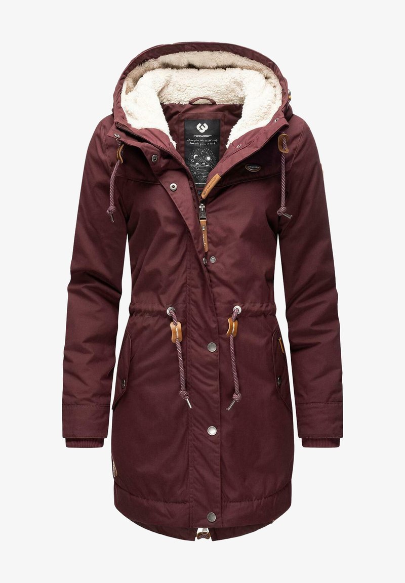 Ragwear YM CANNY - Vinterkåpe / -frakk - weinrot20