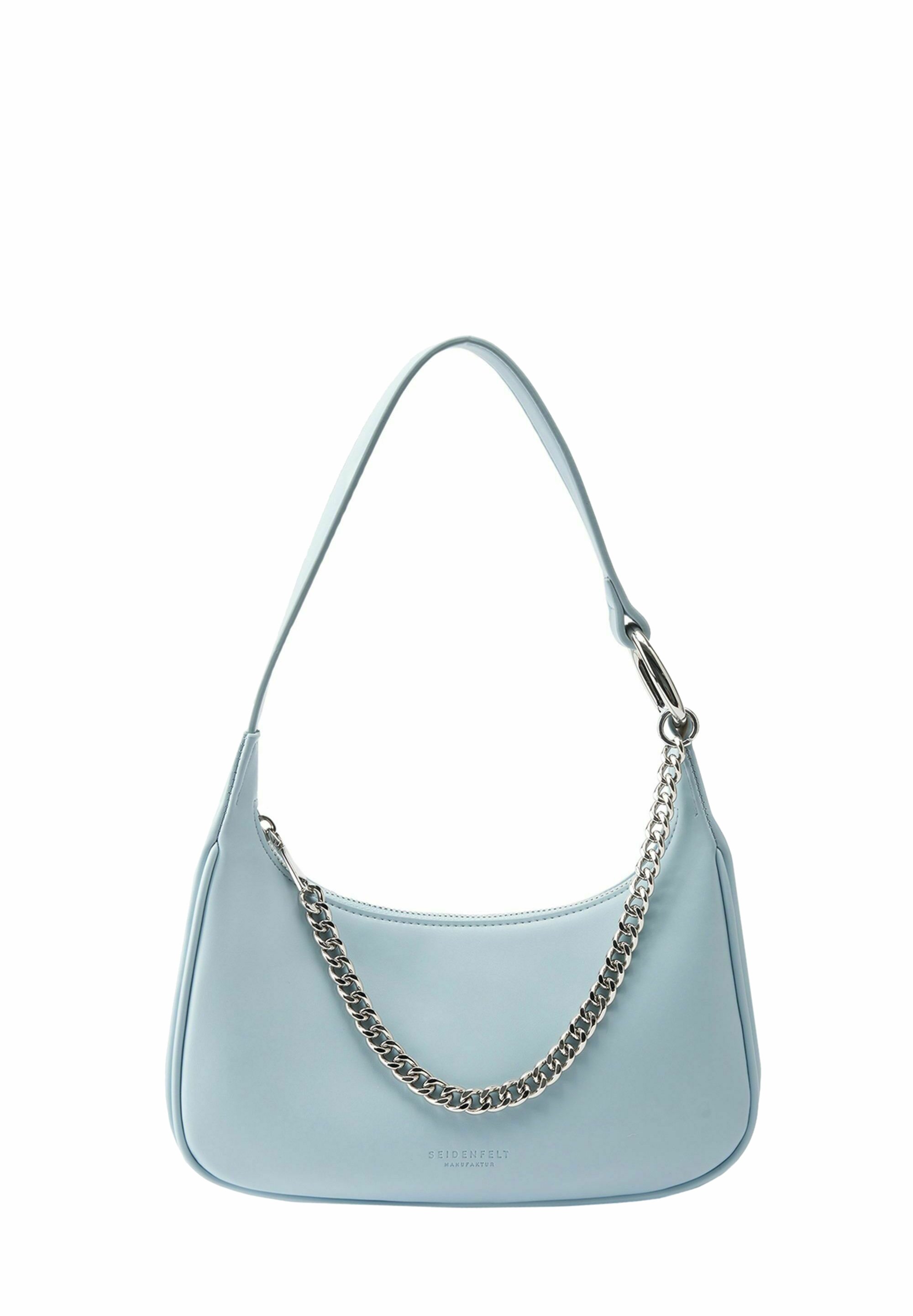 Seidenfelt NAANTALI SCHULTER Handtasche ice blue/hellblau