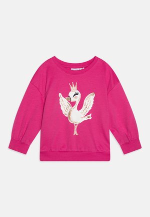 NMFVALONA LONG BOXY - Sweatshirt - raspberry rose