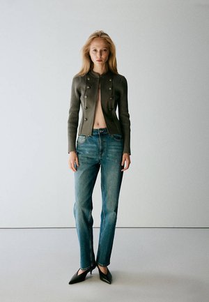 Mango ADULT - Strickjacke - khaki
