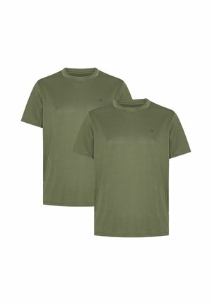 Danish Endurance 2 PACK - Sport T-Shirt - olive