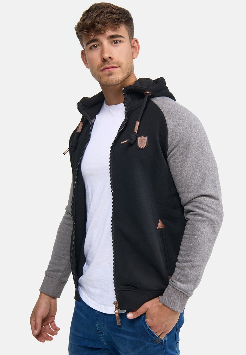 Indicode Heren Arbutus Hoodie | Sweatjack met capuchon Navy XL