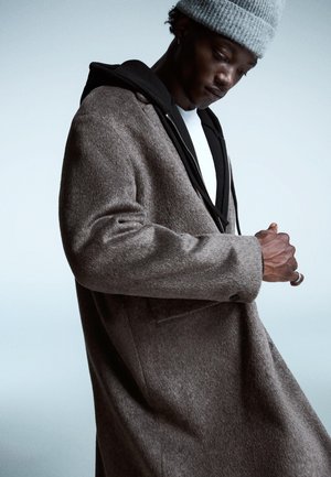 Bershka Klasický kabát - dark grey