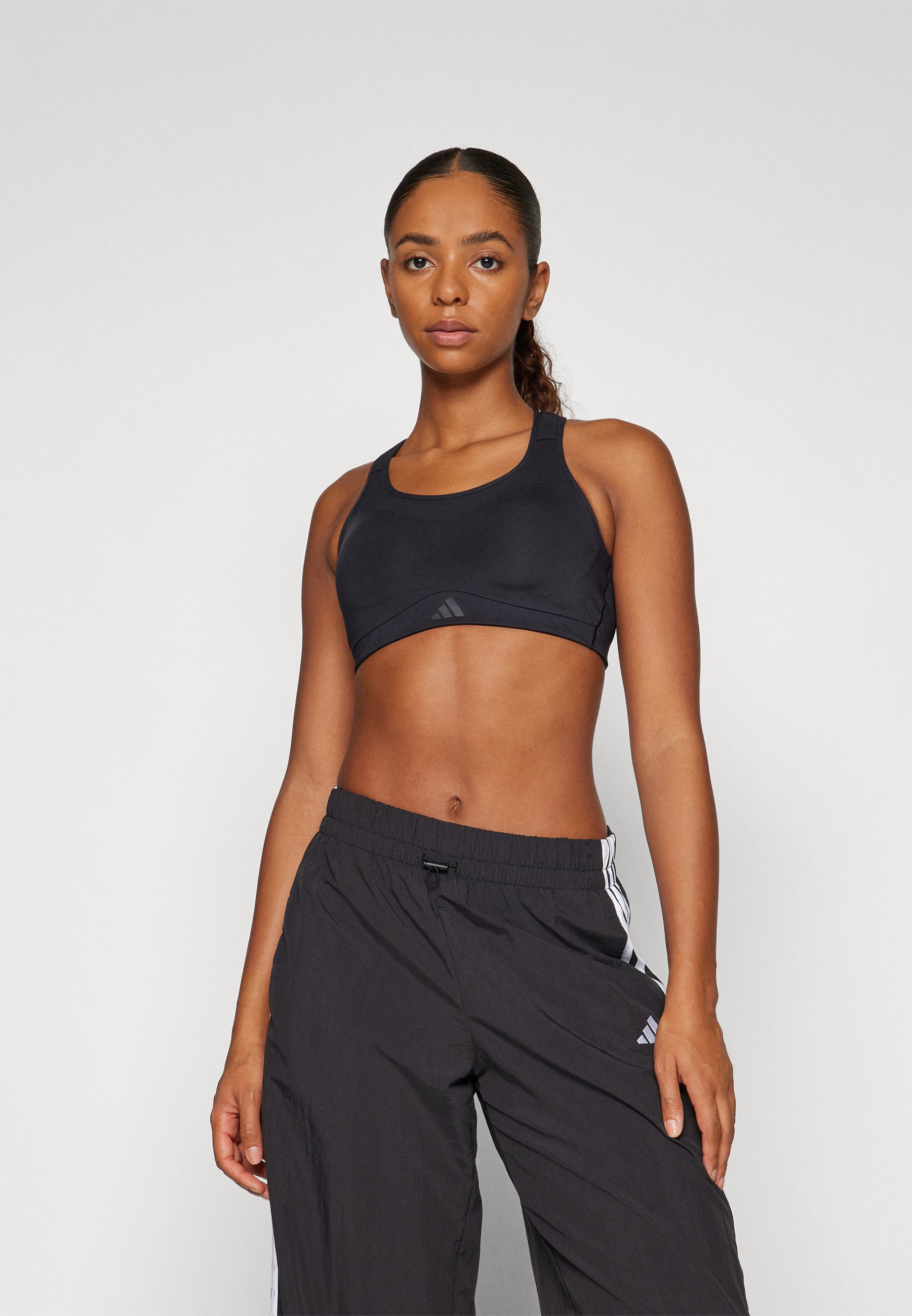 adidas Performance BRA High support sports bra black Zalando