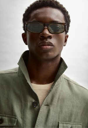 Massimo Dutti, NARROW - Sonnenbrille - brown