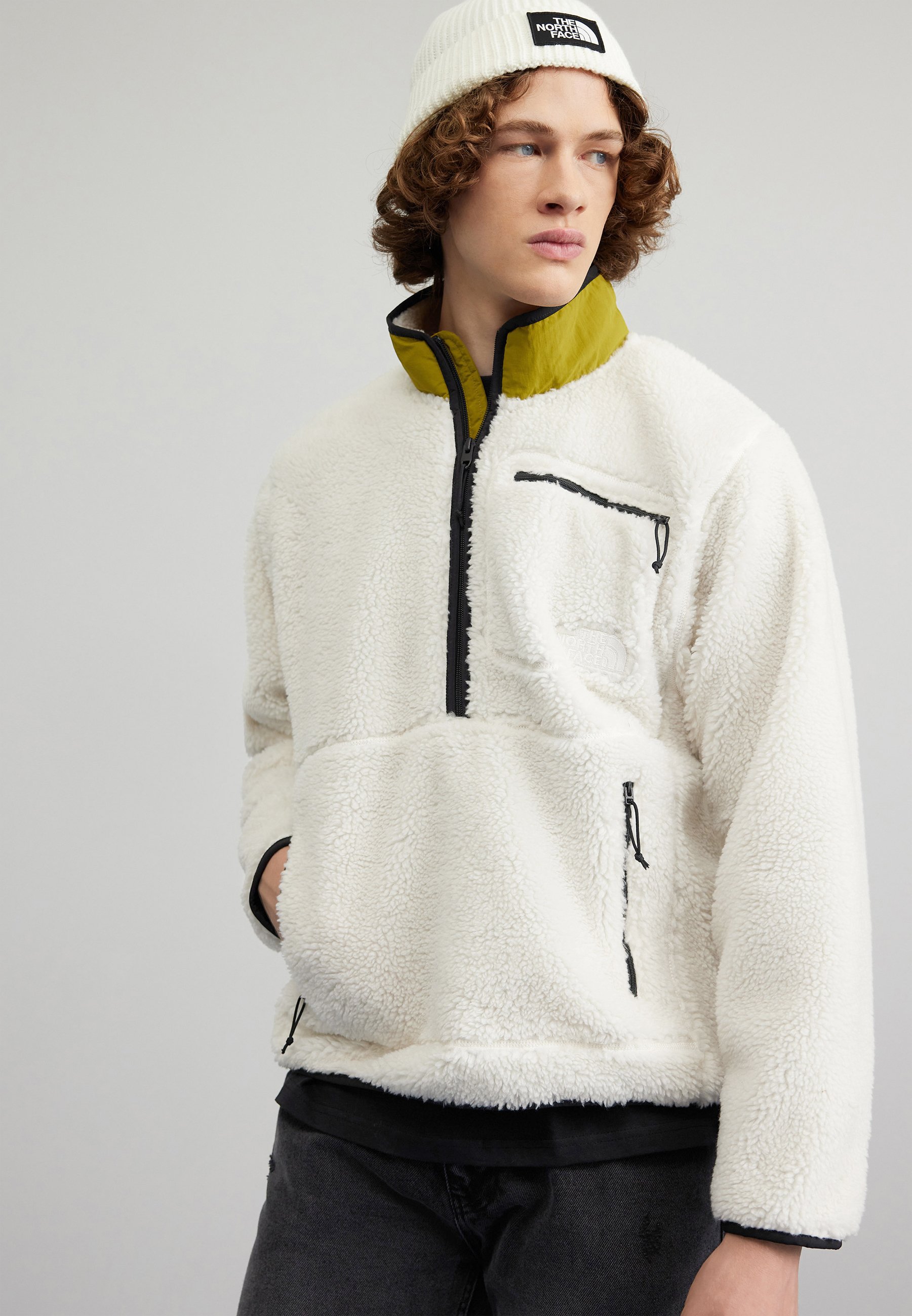 the north face jacquard extreme pile pullover sweater