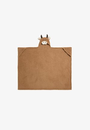 Next, SMALL HOODED HAMISH - Throw - brown