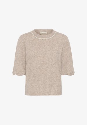 Cream, CRTRUSTY - T-shirt con stampa - oat melange