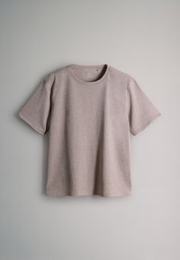 THE SET REGULAR FIT - 7 PACK ESSENTIAL - T-shirt basic - black brown taupe pink light pink cream white