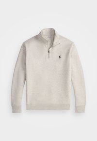 DOUBLE-KNIT QUARTER-ZIP PULLOVER - Sweatshirt - light sport heather