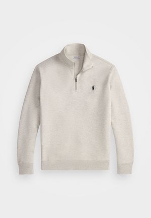 Polo Ralph Lauren DOUBLE-KNIT QUARTER-ZIP PULLOVER - Collegepaita - light sport heather