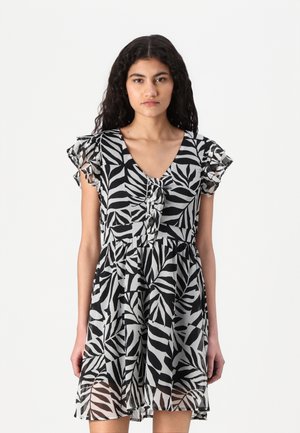 ONLY ONLASTA LIFE PEEKABOO DRESS - Day dress - black