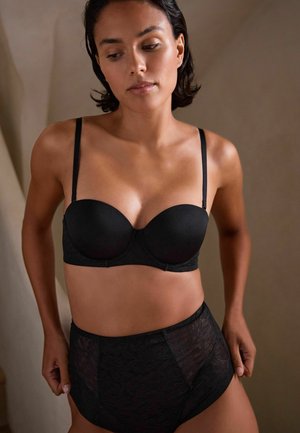 SELVEDGE BACK SMOOTHING - Push-up podprsenka - black