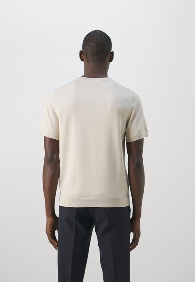 sandro PABLO TEE - Tricou basic - sable clair
