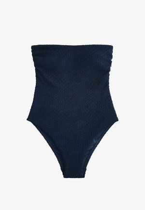 REGULAR FIT - TUMMY CONTROL BANDEAU - Maillot de bain - navy blue crinkle
