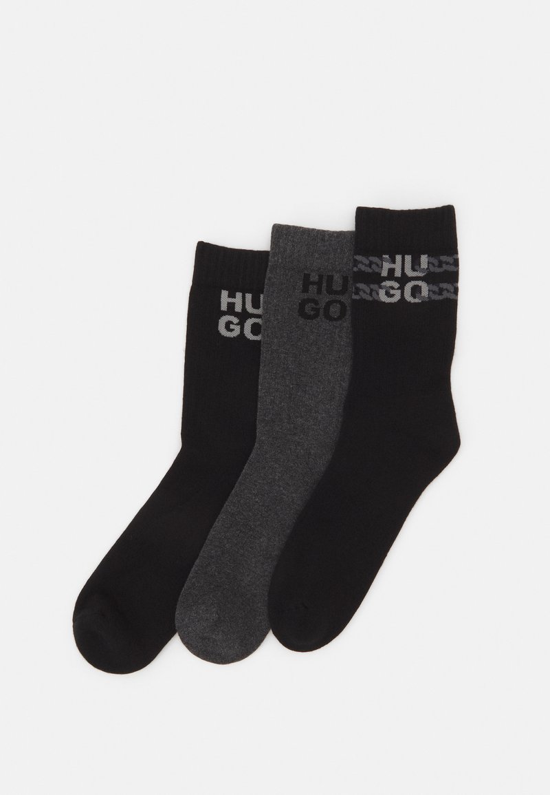 Hugo Chain HUGO CHAIN 3 PACK - Sokken - black/zwart - Zalando.nl