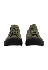 Superga À LACET STRIPE WEBBING - Zapatillas - vert/noir