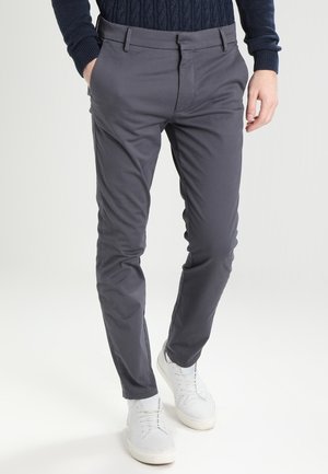 Chinos - mottled dark grey