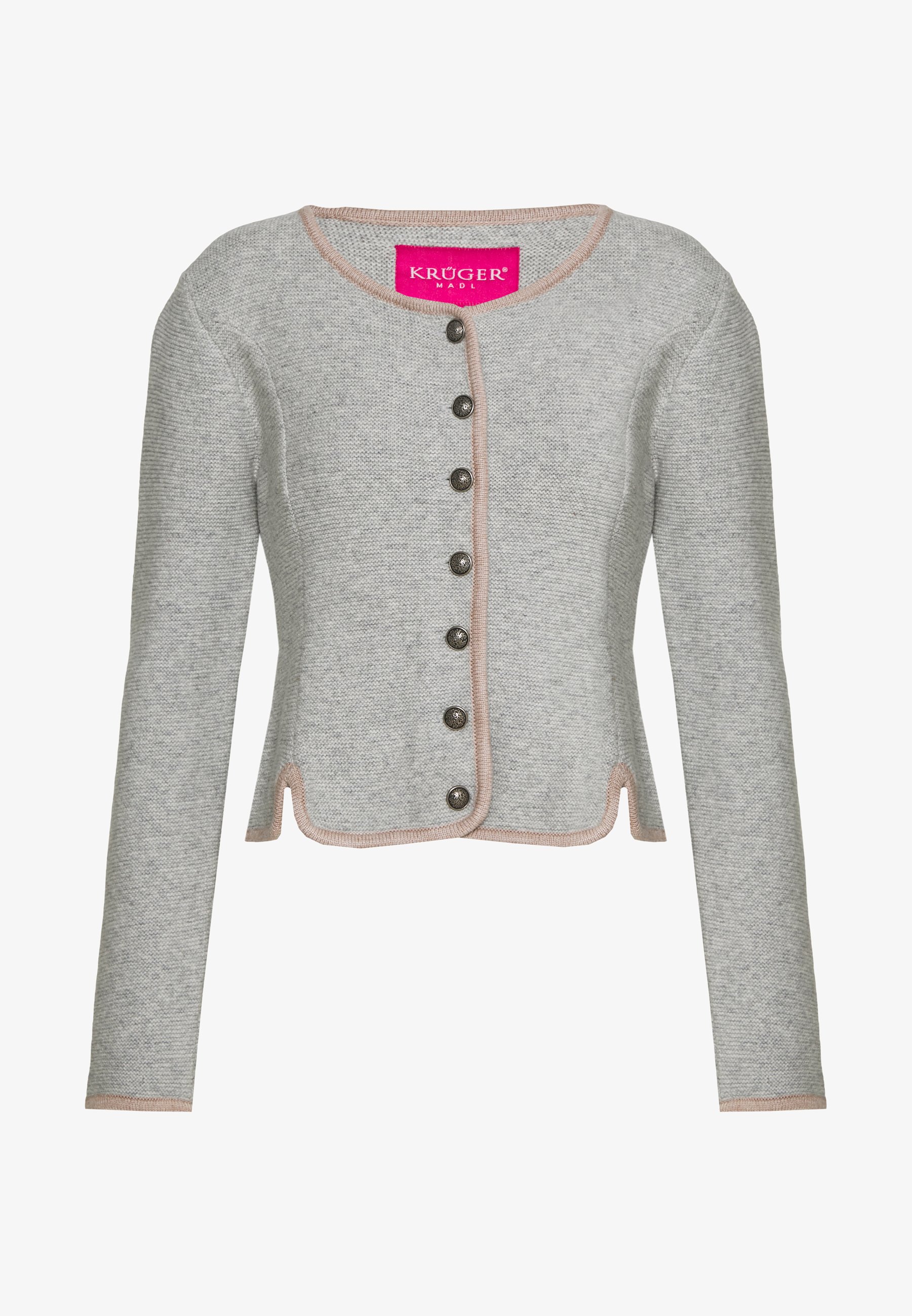 Kruger Dirndl Strickjacke Hellgrau Zalando At
