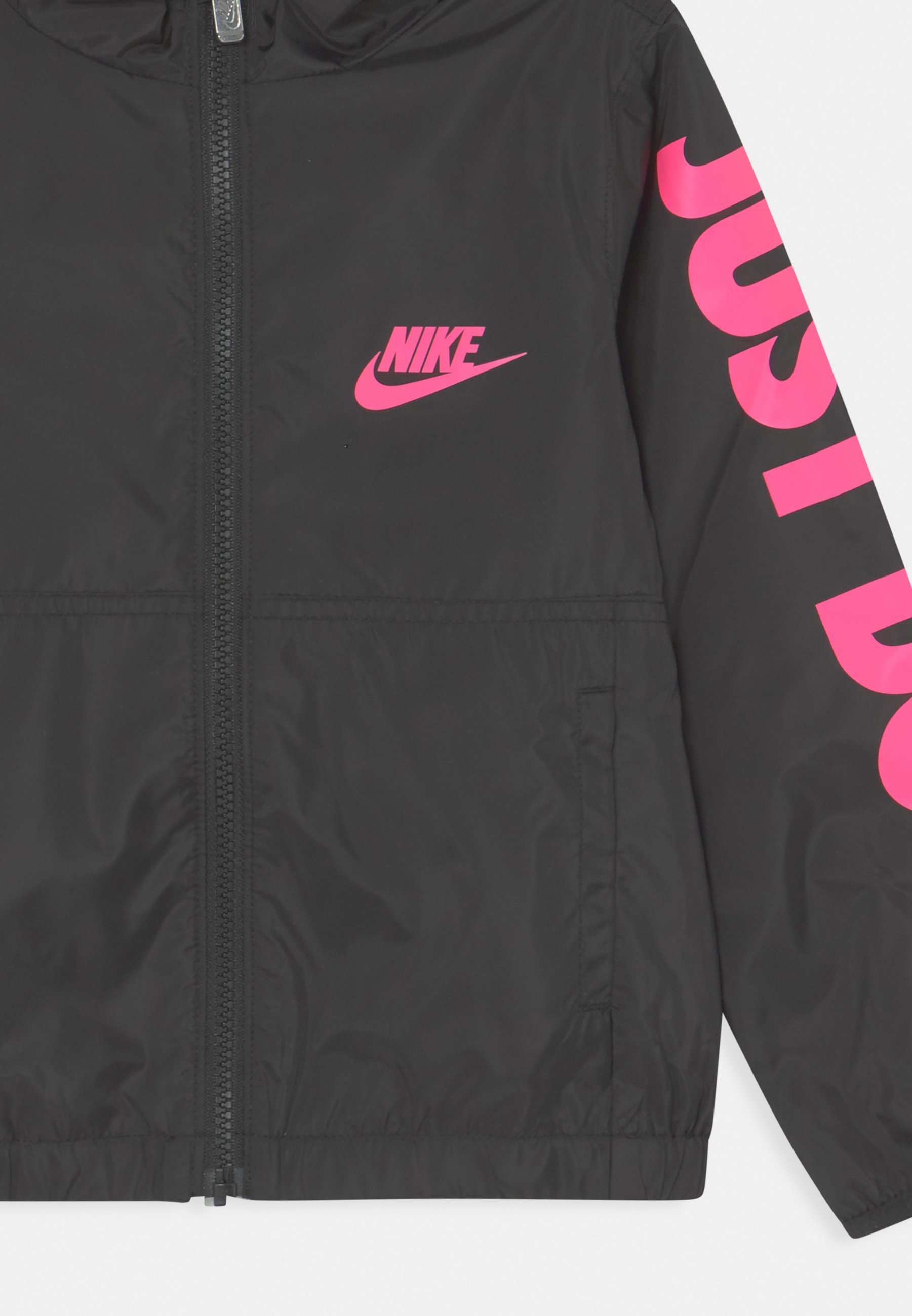 Nike pink and black windbreaker Clearance