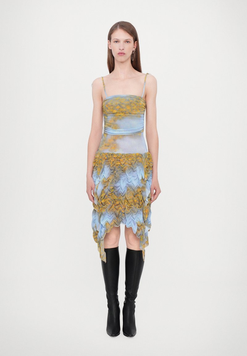 AVAVAV - SMOCK DRESS - Vestido de cóctel - blue/yellow, Ampliar