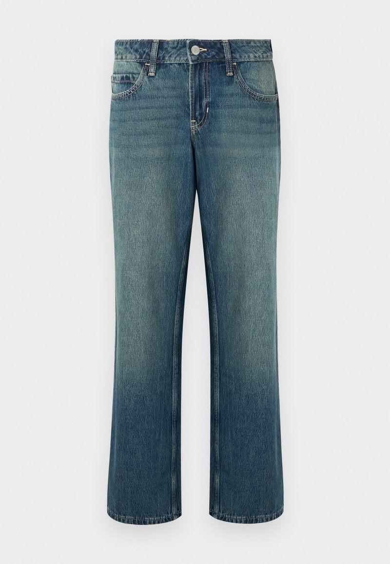 Hollister Co. Relaxed fit jeans blauw denim/bluedenim